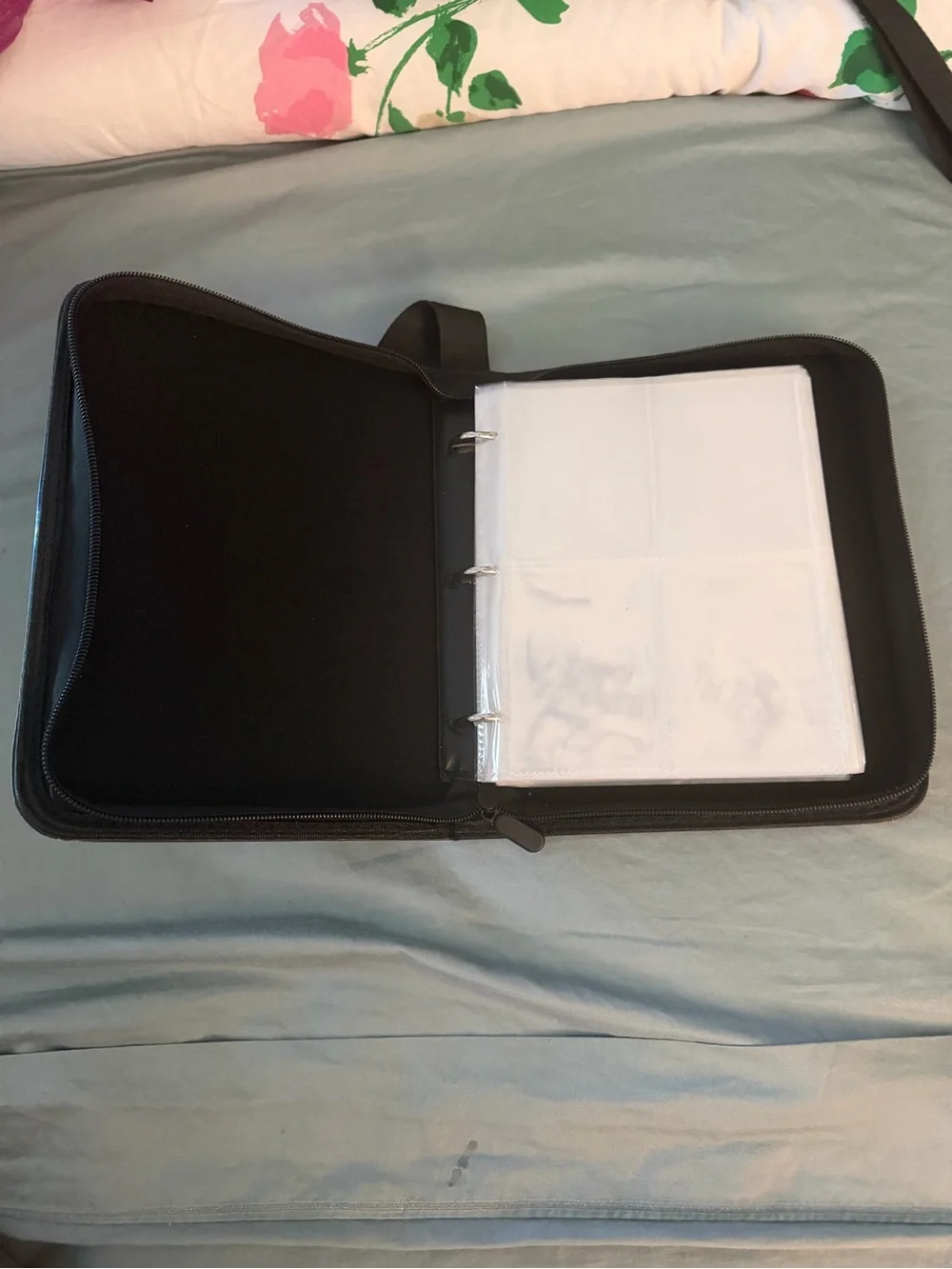Pokemon Black Lightning Bult, Fire & Water Zip Up Binder 4 Pocket